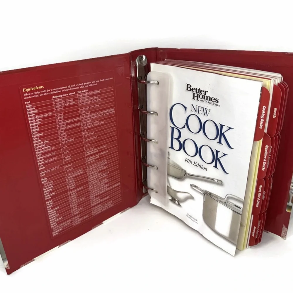 Vintage 2006 Better Homes and Gardens Checkered Red Cook Book